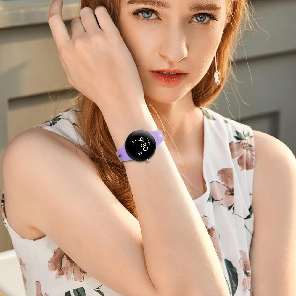 Adjustable Soft Silicone Strap Compatible with Google Pixel Watch 41mm