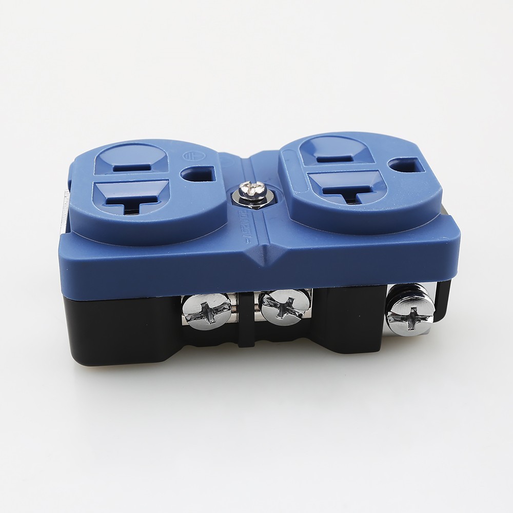 US Duplex Position Receptacle AC Wall Outlet Copper Socket Power Distributor DIY