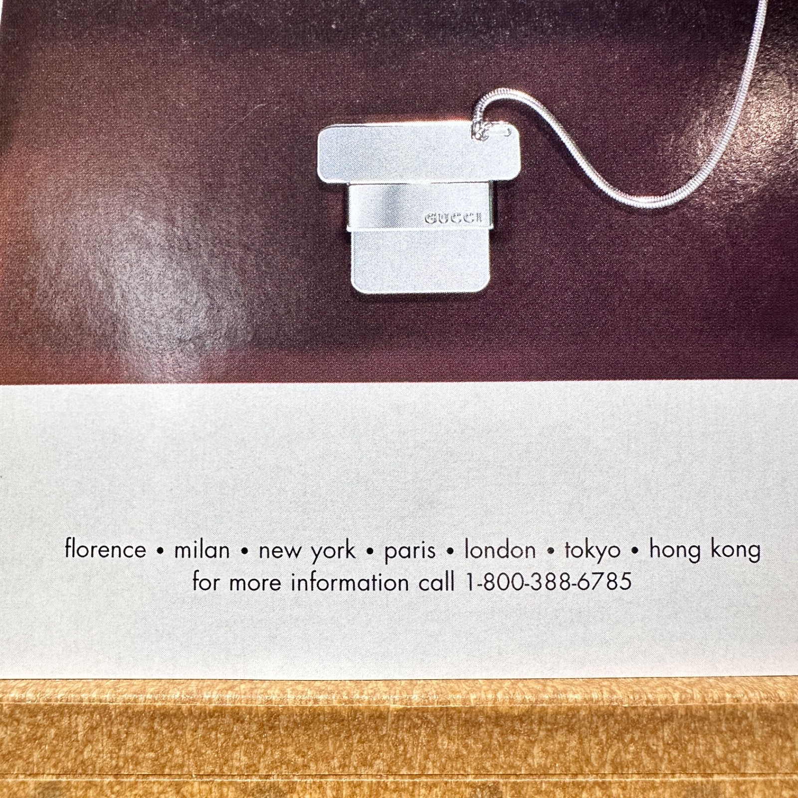 1996 Gucci Patent Leather Handbag Vintage Print Ad Tom Ford Era Advert Art