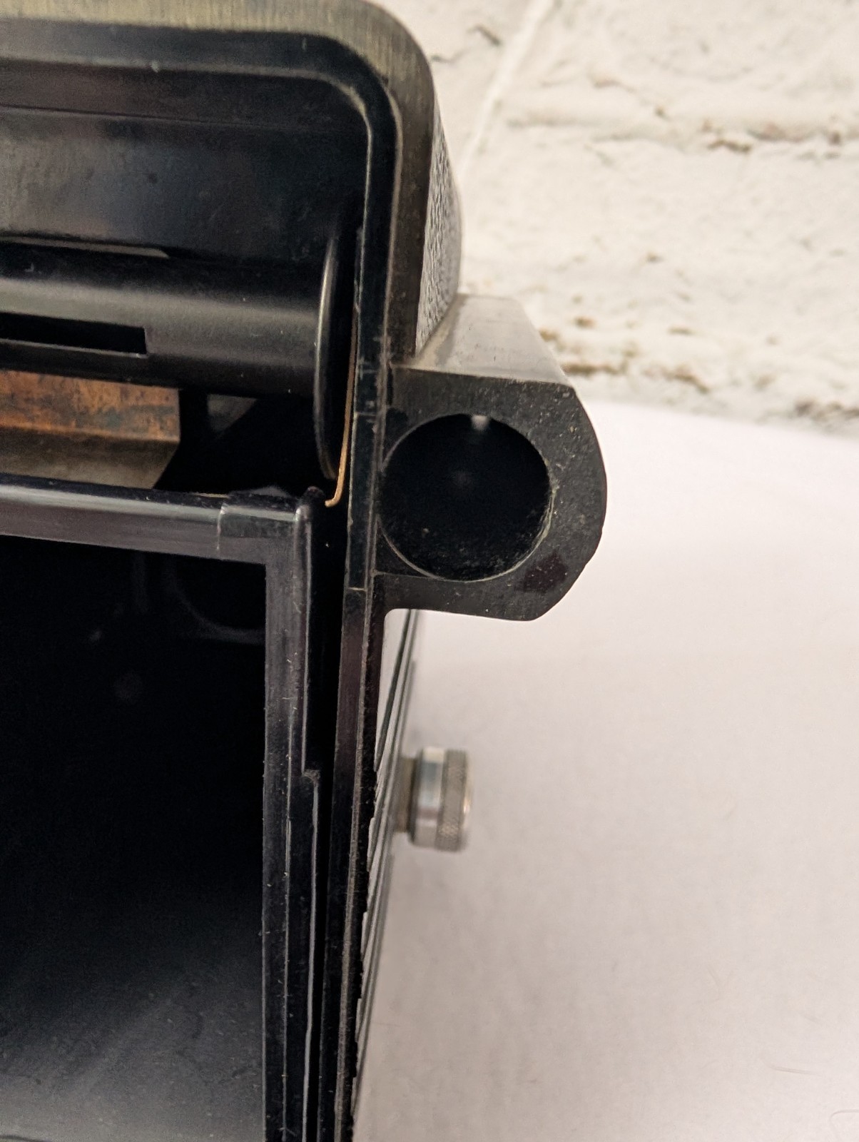 Spartus Press Flash Camera Galter Chicago Vintage Box Camera w Flash Untested