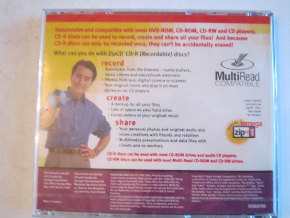 MICROSOFT WINDOWS NT WORKSTATION OPERATING SYSTEM & IOMEGA CD-R RECORDABLE DISC