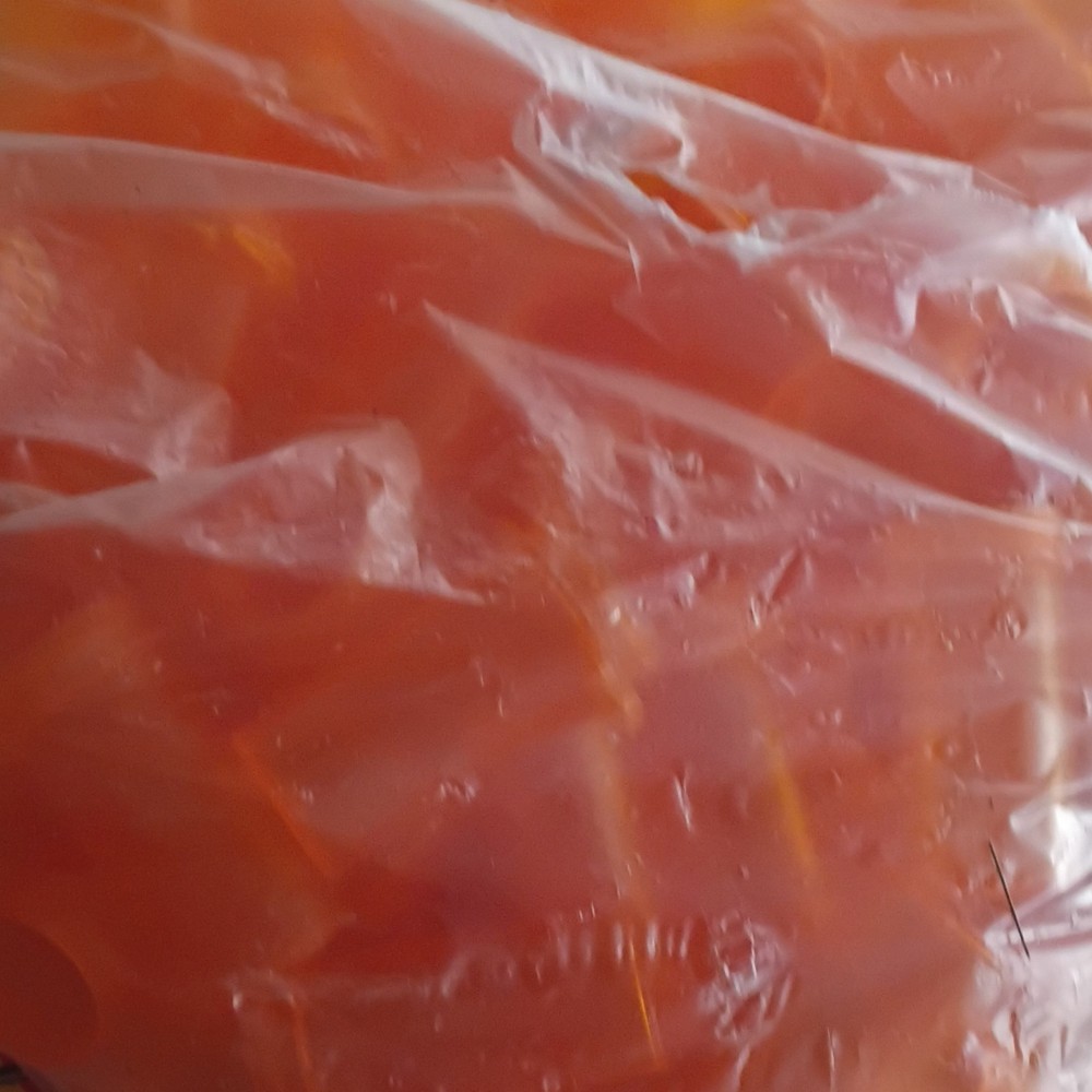 Orange Plastic Pill Bottles with White Caps, Empty, Bulk Lot 200 +