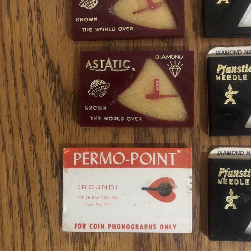 JUKEBOX NEEDLES ( 8 ) TOTAL, ( NOS ) SEALED IN PACKAGES !