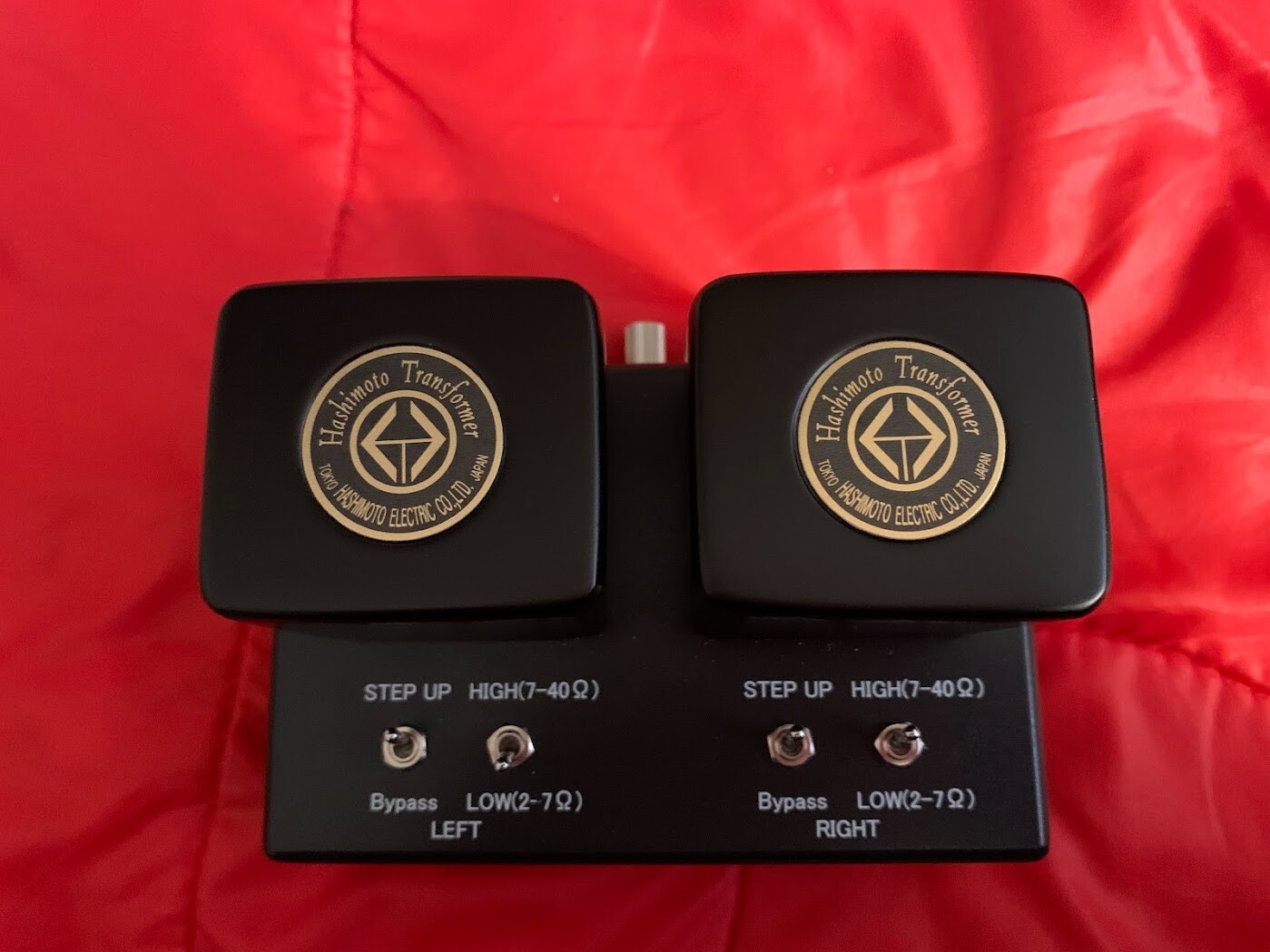 MC Step-up Transformer Unit with Hashimoto HM-3: for A Tec, Orto, Denon, Koetsu