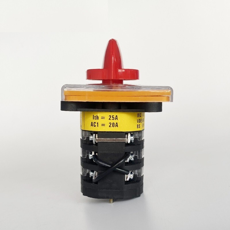 Rotary Changeover Main Switches Forward-Reverse Selector Cam 3 Position 3 Phases