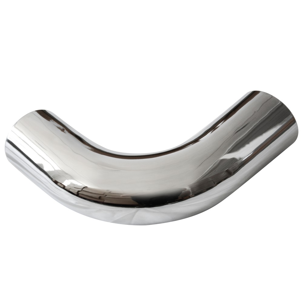 BOZZ 4" OD/OD Chrome 90° Elbow