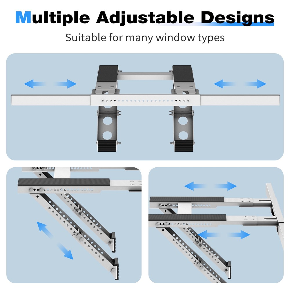 Window AC Bracket, Window Air Conditioner Support Brackets Max 220 Lbs Capacity