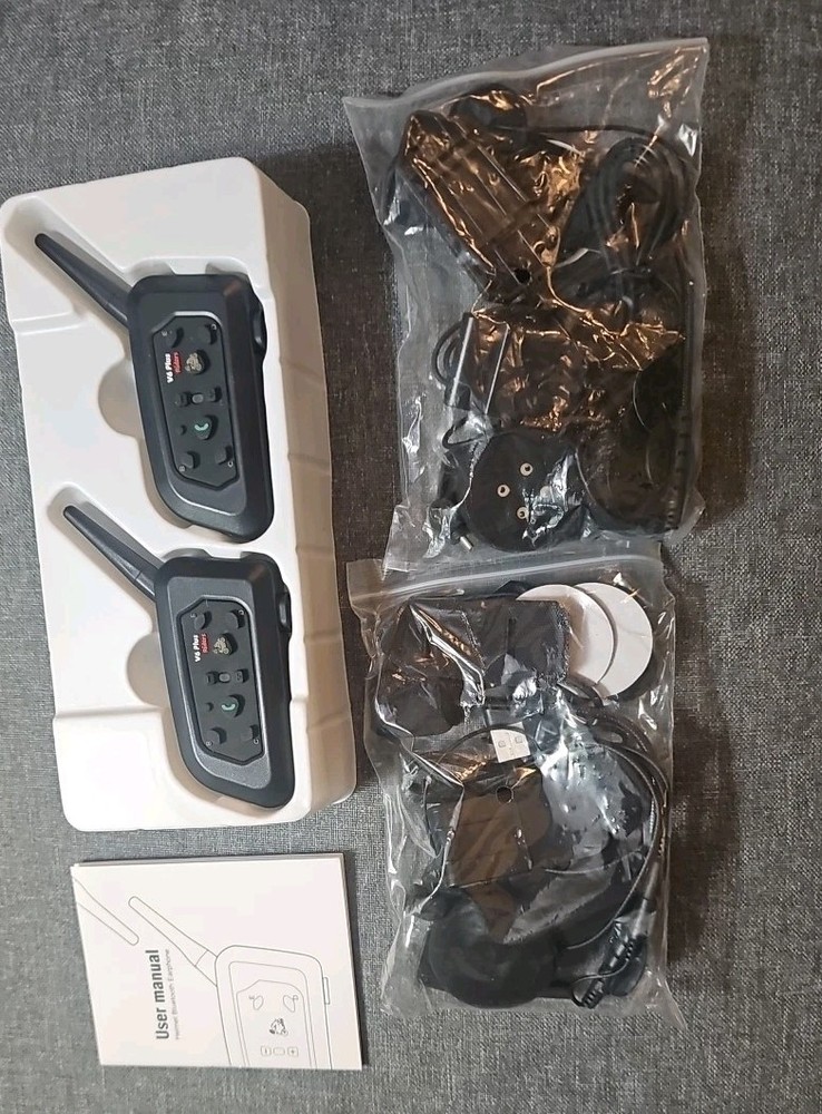 Intercom For Motorcycle Helmets V6 Plus With Bluetooth Brand New