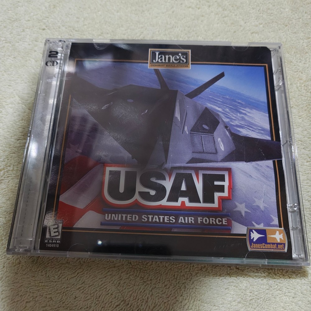 Jane's USAF United States Air Force DVD Keep Case Multi-Platform