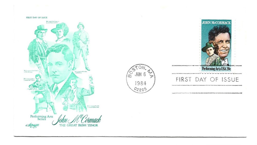 2090 John McCormack Artmaster FDC