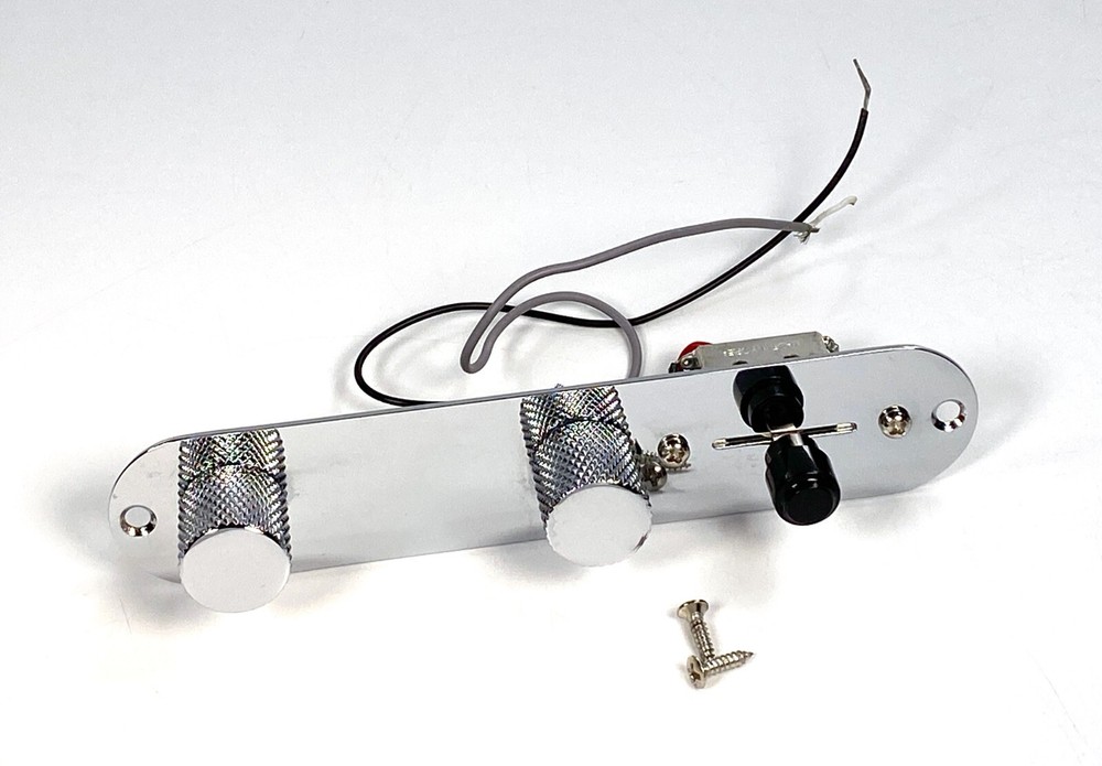 OEM Fender Squier Tele CONTROL PLATE w/ POTS & KNOBS Telecaster Affinity Screws