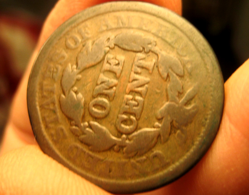 1846 LARGE CENT ~ Small Date ~ Good