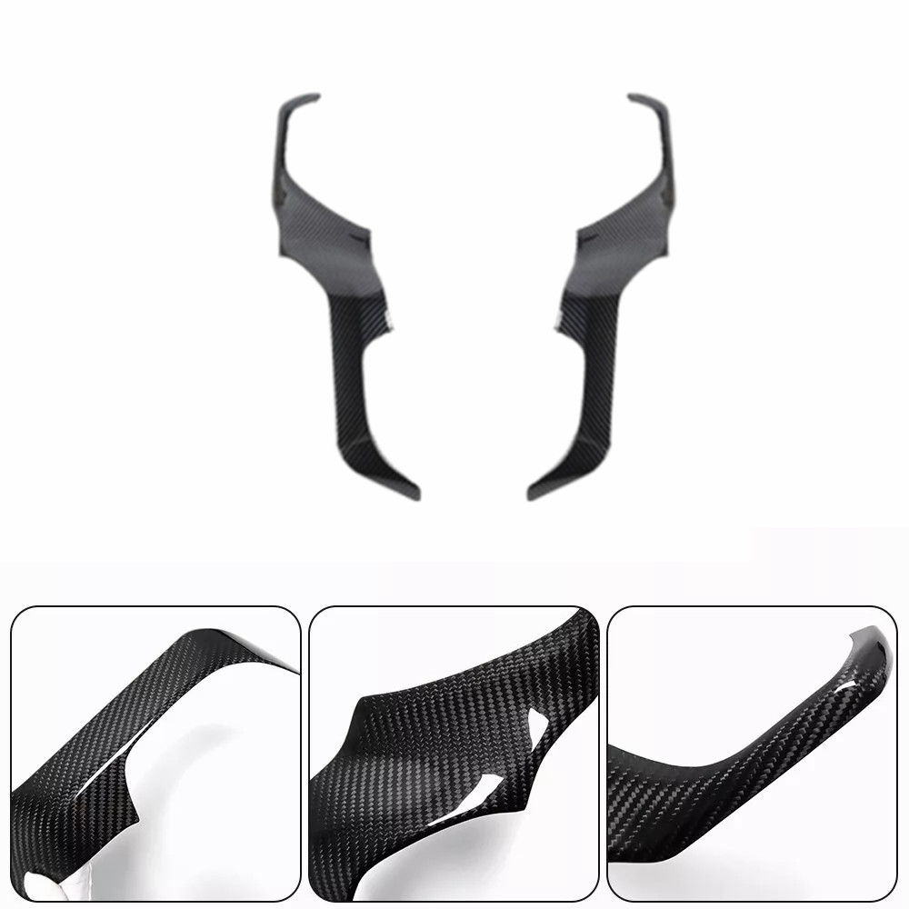 Center Console Navigation Screen Side Panel Trim Cover For Ram 1500 19-25Carbon