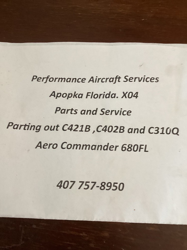 Bendix Airspeed Indicator AN5759-6 SN 94-27952