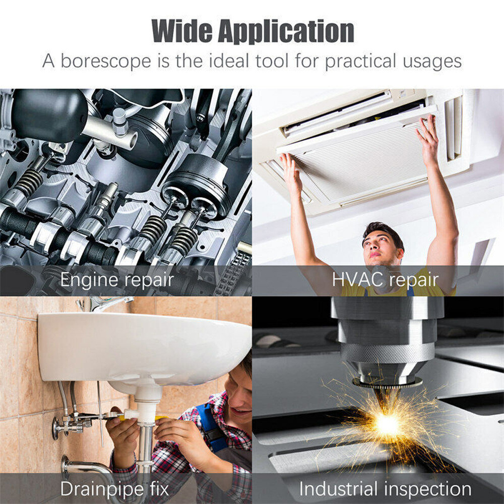 Direct Plug To Android Borescope Endoscope Snake Inspection Camera Waterproof