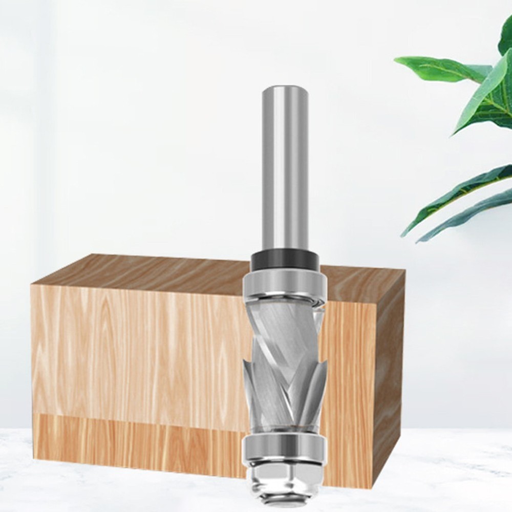Router Bit Compression Spiral Flush Trim 12 Shank Carbide for Precision Work