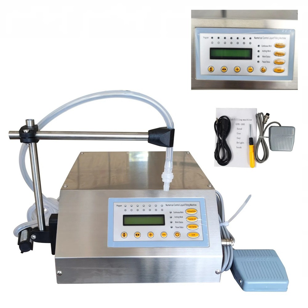 Numerical Control Liquid Filling Machine Auto Counting Filling Quantity 110V