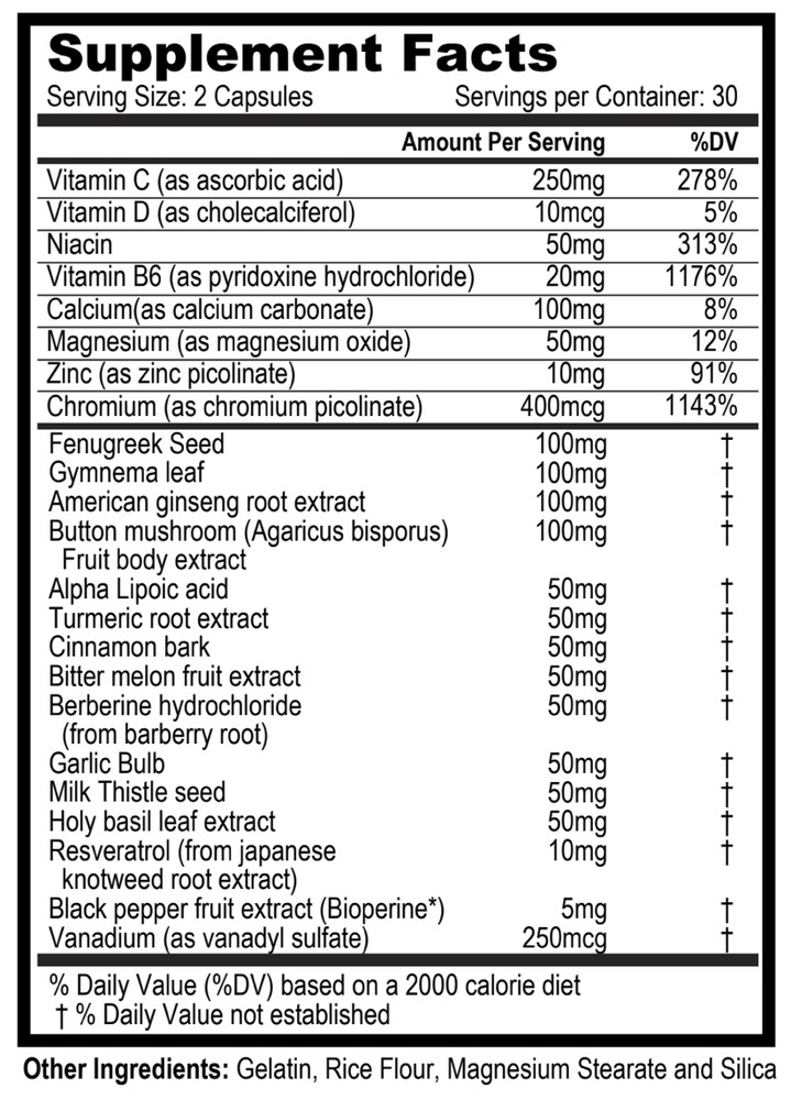 GLPro Blood Sugar Advanced Formula (3 Bottle Pack)