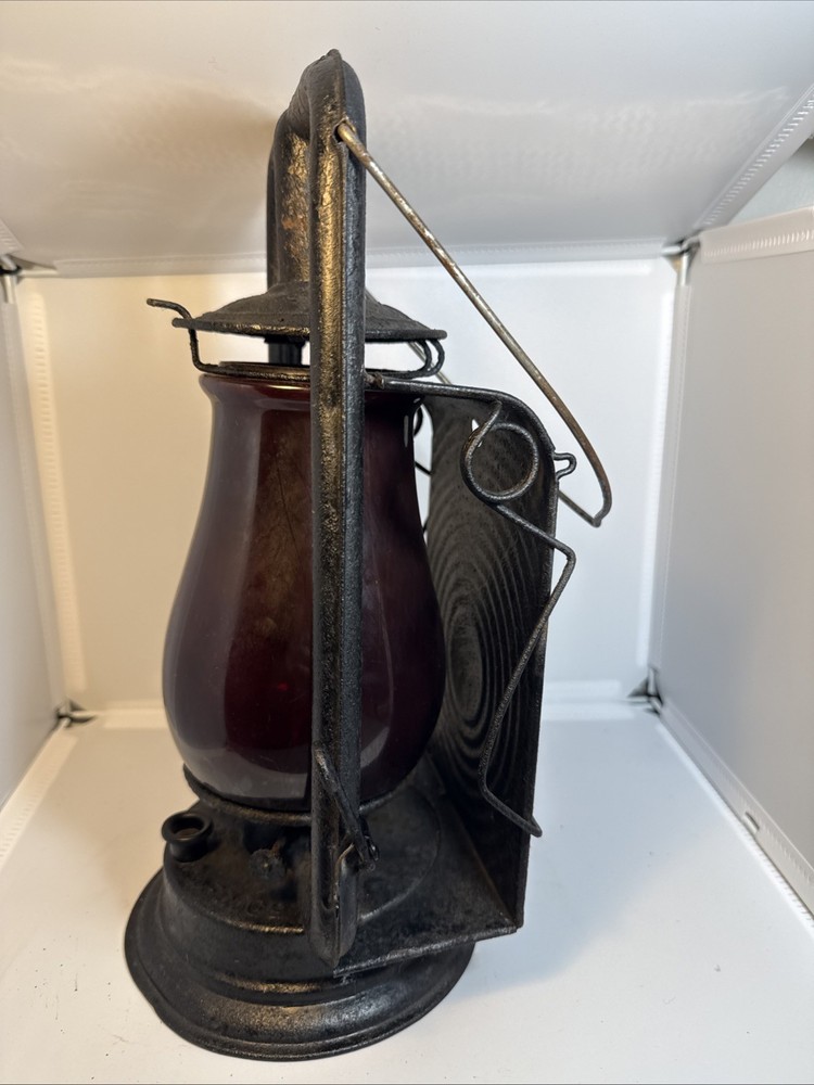 C.T. Ham No. 0 Dash Lantern Antique Lamp Side Spring Safety