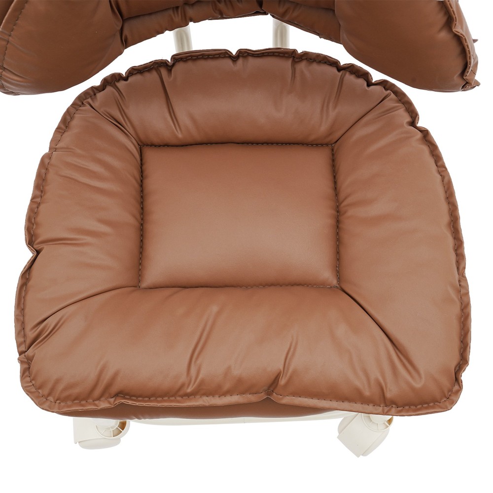 Rolling Stool with Backrest Low Height Sponge Roller Stool Chair Roller Seat