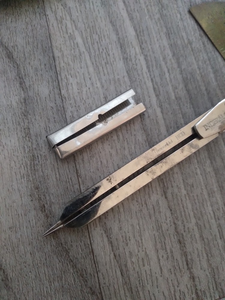 9 " Proportional Scale Divider Drawing Tool Professional Long Solid Brass & SS