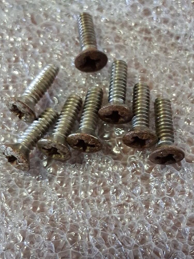 8 Back Panel Screws for Motorola Phonograph X222 Replacement Part