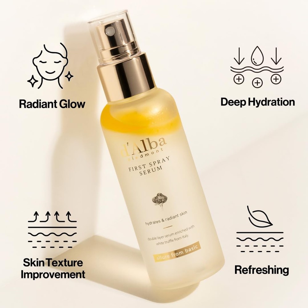 d'Alba White Truffle First Spray & Double Layer Revitalizing Serum Bundle
