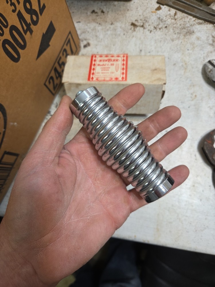 Hustler C-30 Chrome Spring NOS With Box