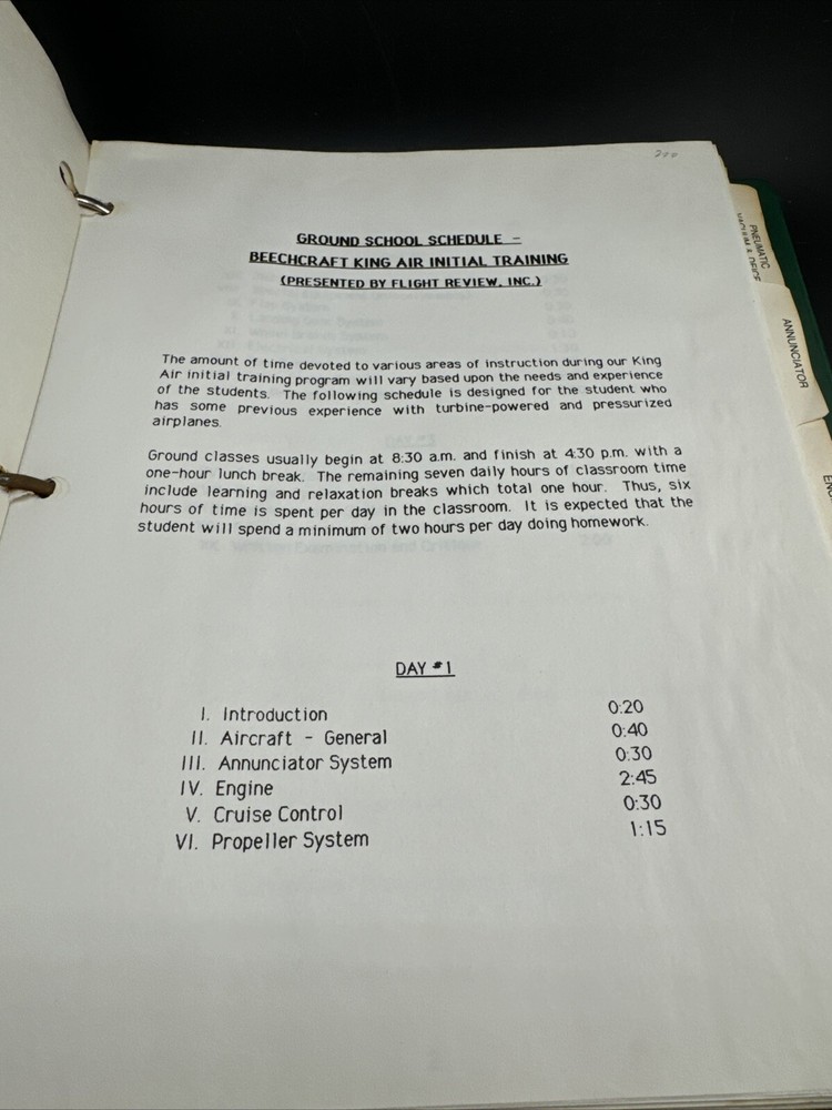 ✈️KING AIR TRAINING BEECHCRAFT MODEL 200✈️PILOT TRAINING PK