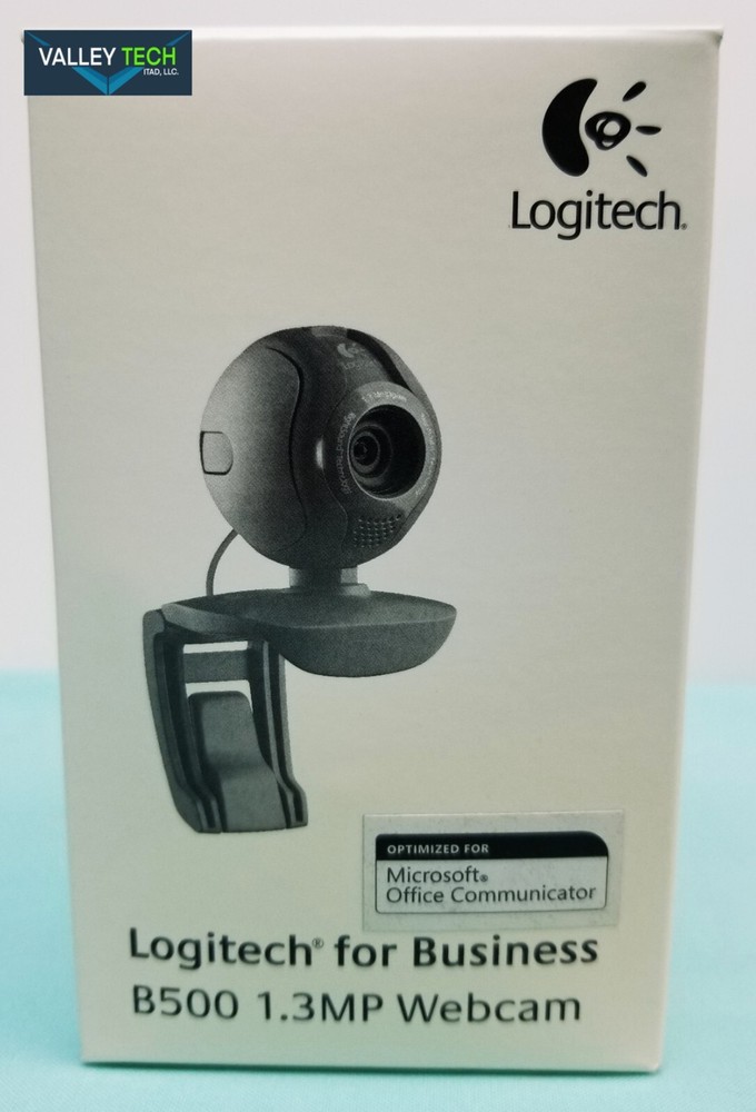 Logitech B500 1.3MP Webcam - Grey  NEW
