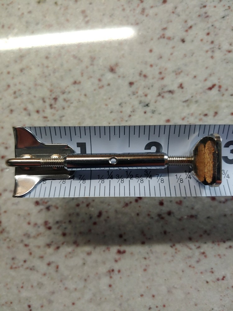 Split Single Mandolin Armrest Hardware Polished Chrome or Gold