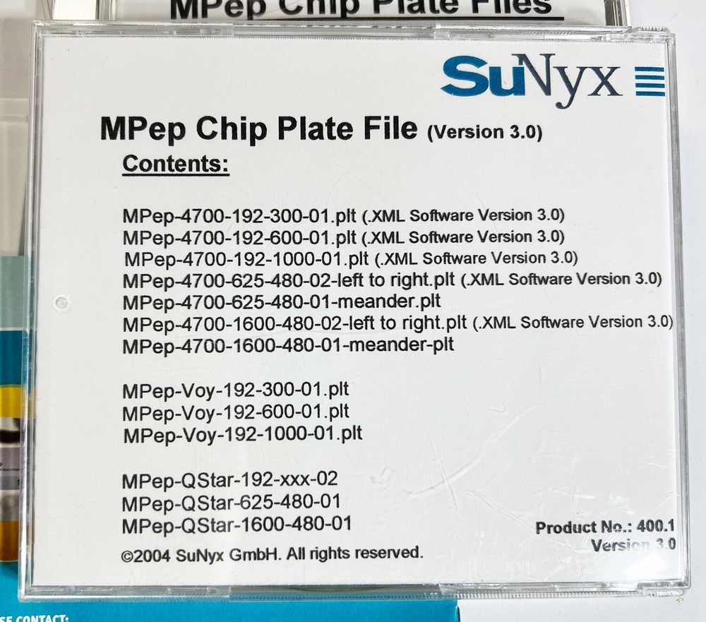 MPep MALDI chip Pre-spotted Applied Biosystems a-cyano-4-hydroxy-cinnamic acid