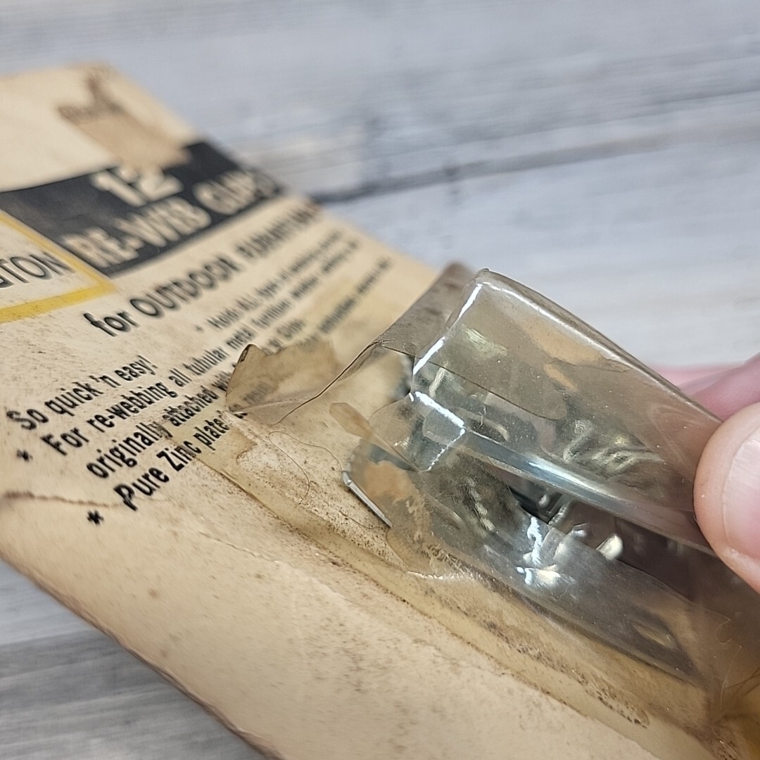 WELLINGTON AIR LITE RE WEB CLIPS FOR LAWN FURNITURE STOCK #102 PKG OF 12 NIB