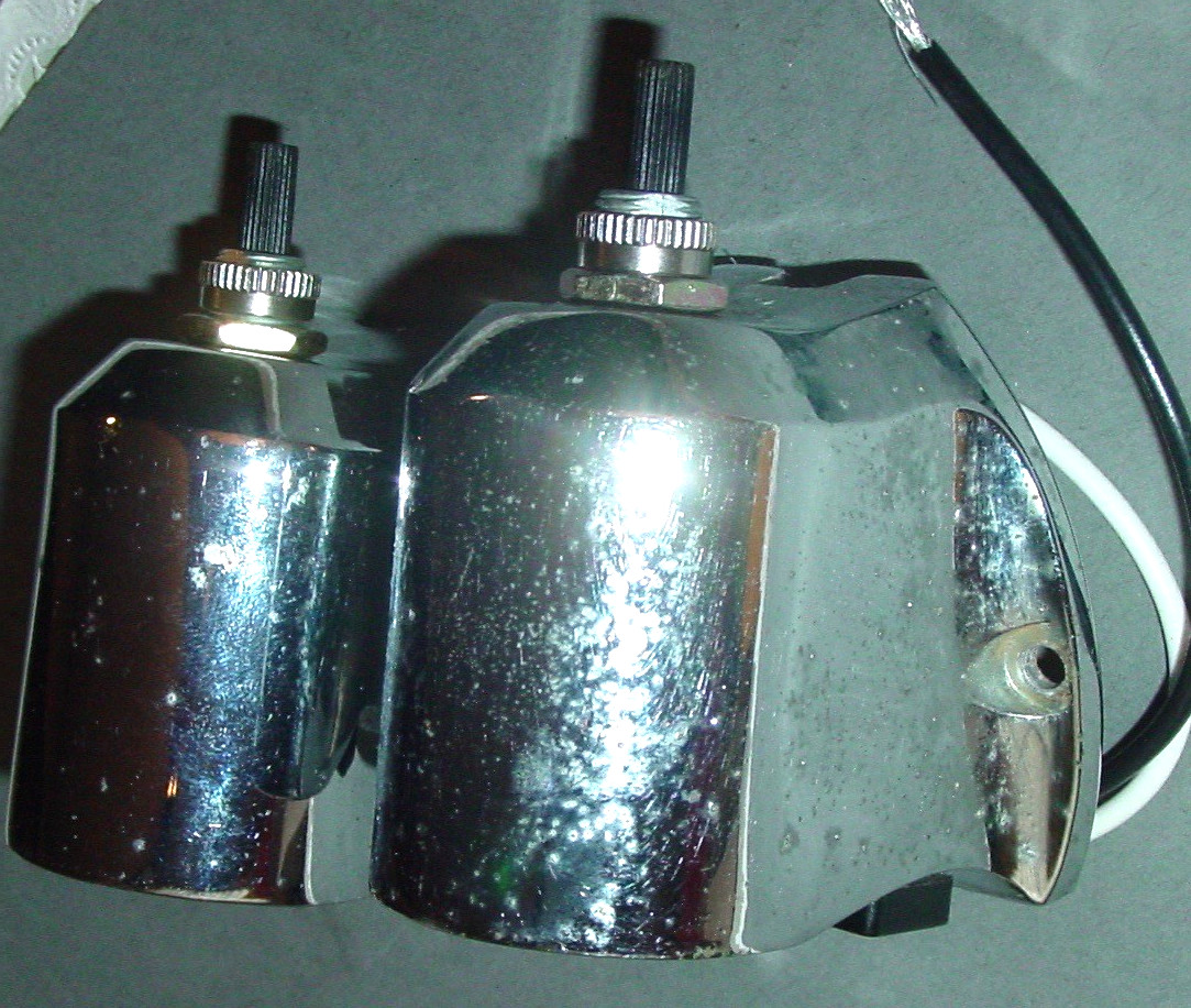 2 Vintage Perko Yacht Bulkhead Galley Art Deco Light Fixture Camper Boat Cabin