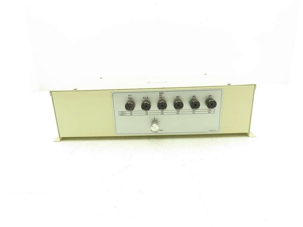Transpak TP-601D1 Controller Beta Plus Packaging Machine W Fuses 110/220