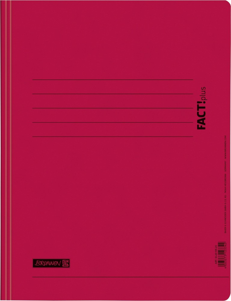 Baier Schneider Spiral- • schlauchhefter Wirebound Notebook Fact Folder Cardboar