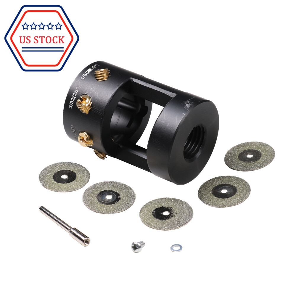Tungsten Grinder W/ Sharpener Multi-Angle &Offsets Head Tool Fit For TIG Welding