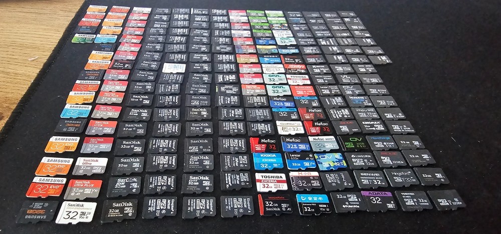 10x 32GB Micro SD Cards – Mixed Brands – Used Tested – Camera phone Switch