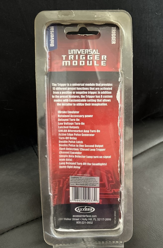 Axxess TRIGGER Customizable Setting Universal TRIGGER Module Multi Purpose NEW