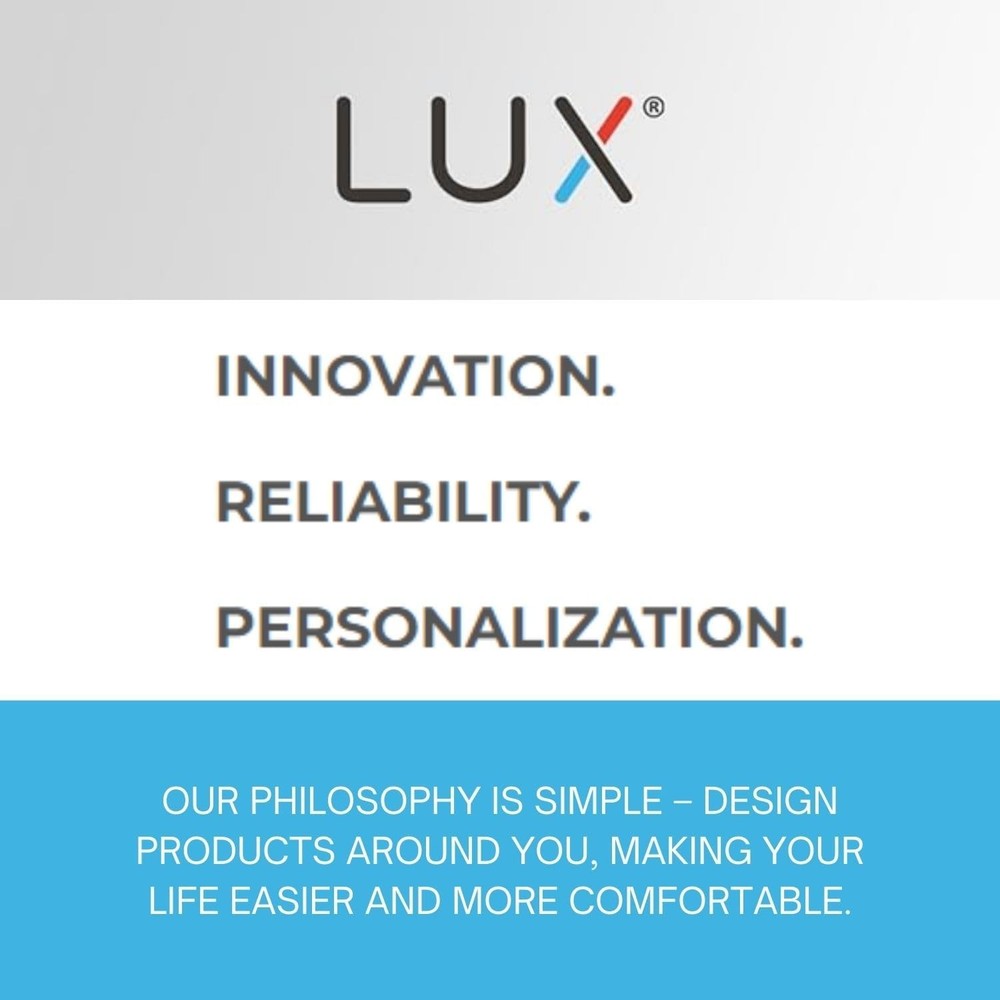 Lux Pro PSD111B Non-Programmable Thermostat for Home PSD111B- Single, White