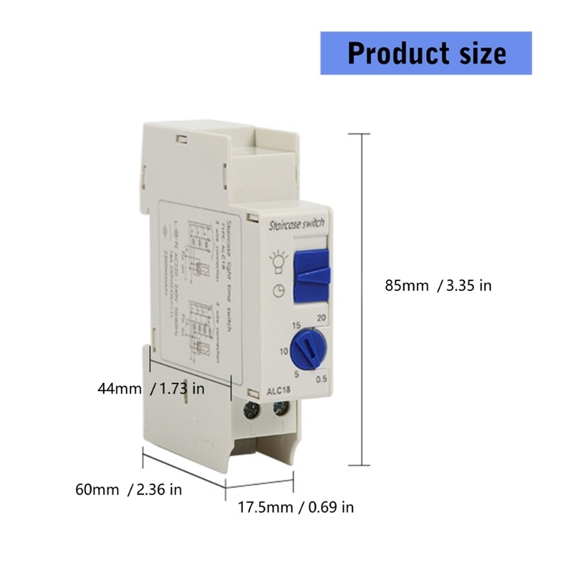 Mechanical Count Down Fast Time Switches Lighting Controller Easy Installation