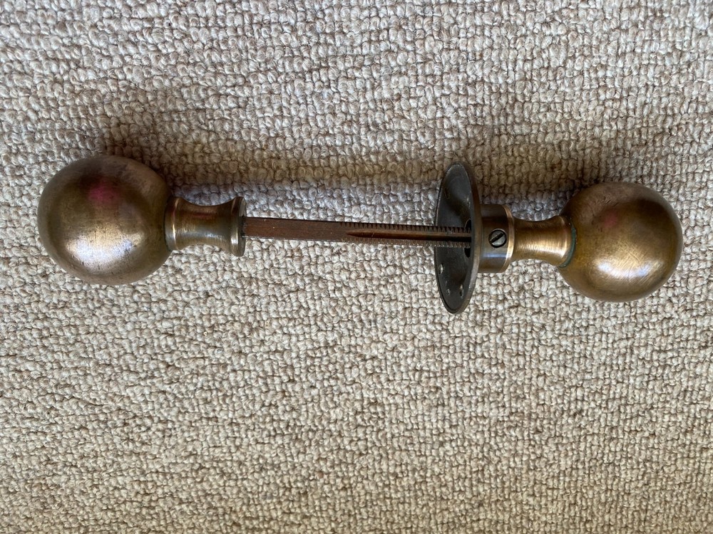 reclaimed  Vintage Solid bronze brass  Door Knobs