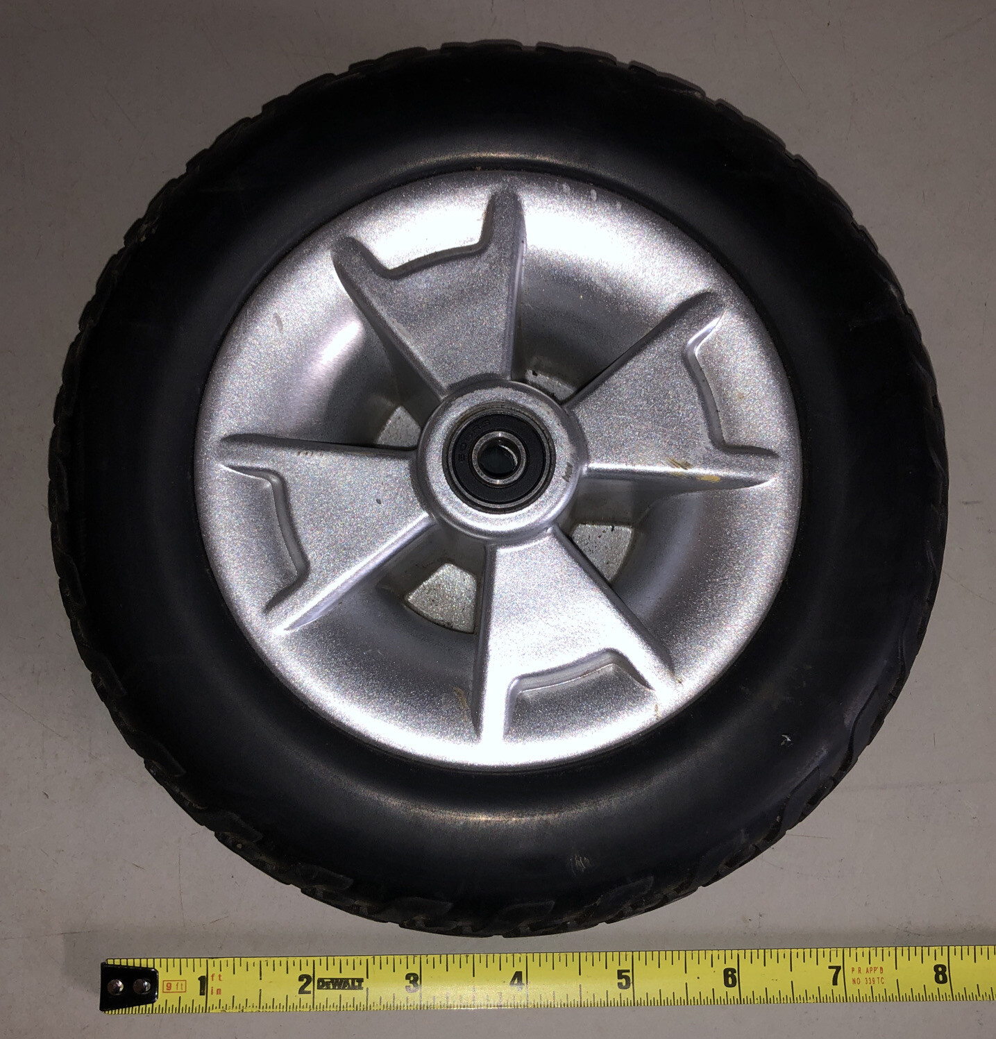 Front Wheel Assembly Black Tire Pride Victory 9 Victory ES 9 Go-Go Sport 3 Wheel