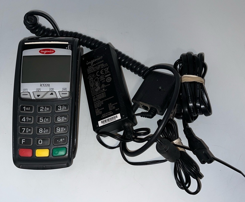 Ingenico iCT 220 Credit Card Reader - Tested