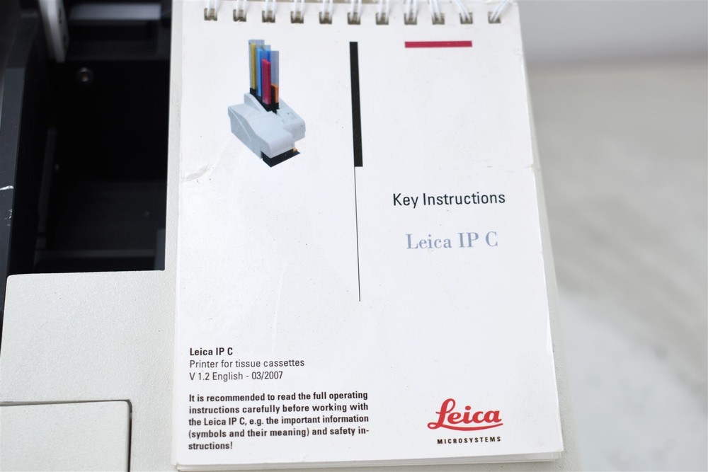Leica IPC Inkjet Printer for Cassettes