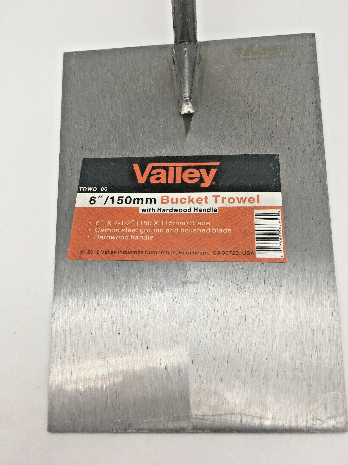 6” Bucket Trowel Hardwood Handle