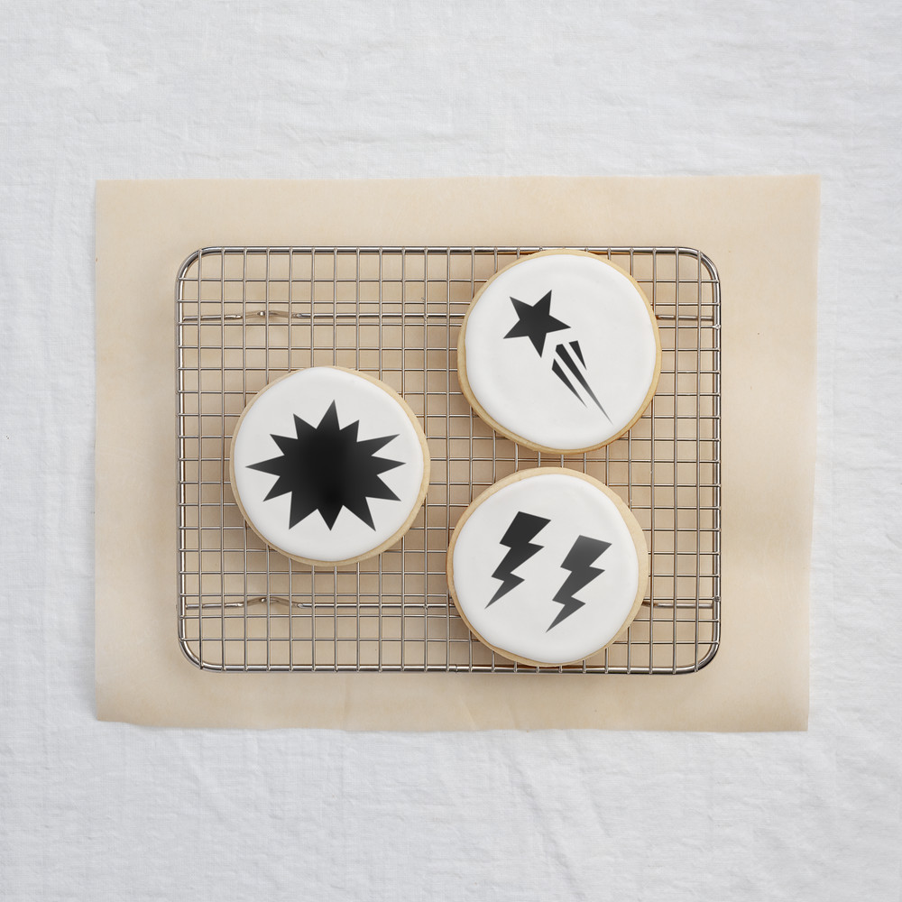 Super Details Cookie Stencil - Durable & Reusable Mylar Stencils