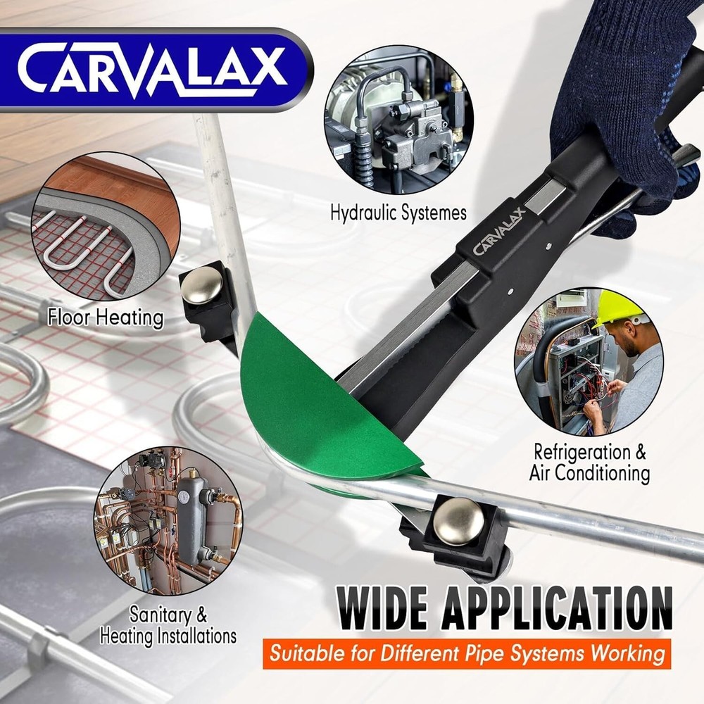 Versatile Hand-Powered Pipe Bending Kit – Compact and Durable with Storage Case