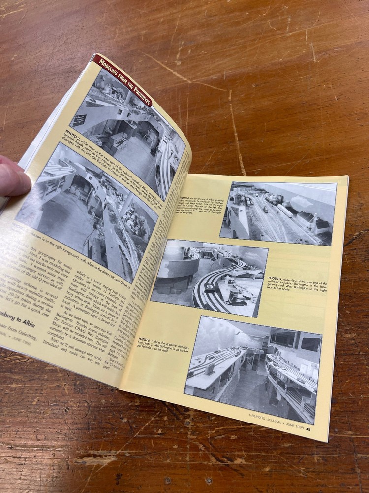 Railmodel Journal ~ June 1998 ~ Volume 10, No. 1 ~ Modeling from the Prototype