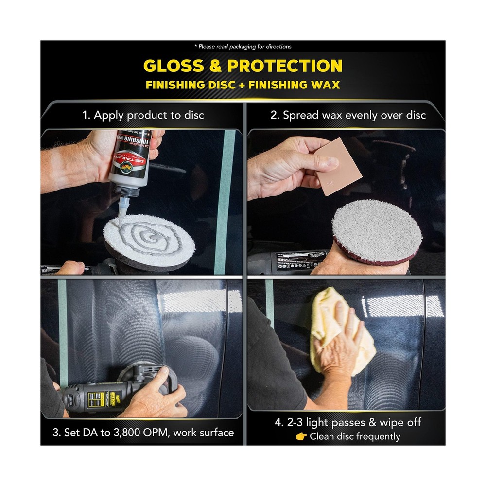 Meguiar's DA Microfiber Correction System 5" Starter Kit, Complete ... Fast Ship